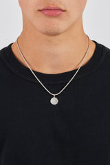 Micro 8 Ball Globe Pendant Necklace - 15mm