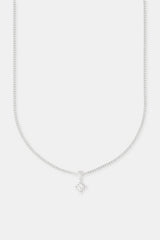 Micro Iced Star Motif Necklace - 10mm