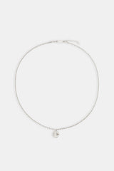 Micro Polished Starburst Rope Necklace - 15mm