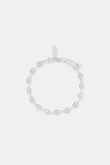 Poliertes Kaffeebohnenarmband – 5 mm