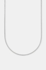 Polished Circular Franco Chain - 3mm