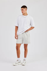 Regular Jersey Short - Grey Marl