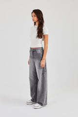Baggy Carpenter Jean - Washed Grey