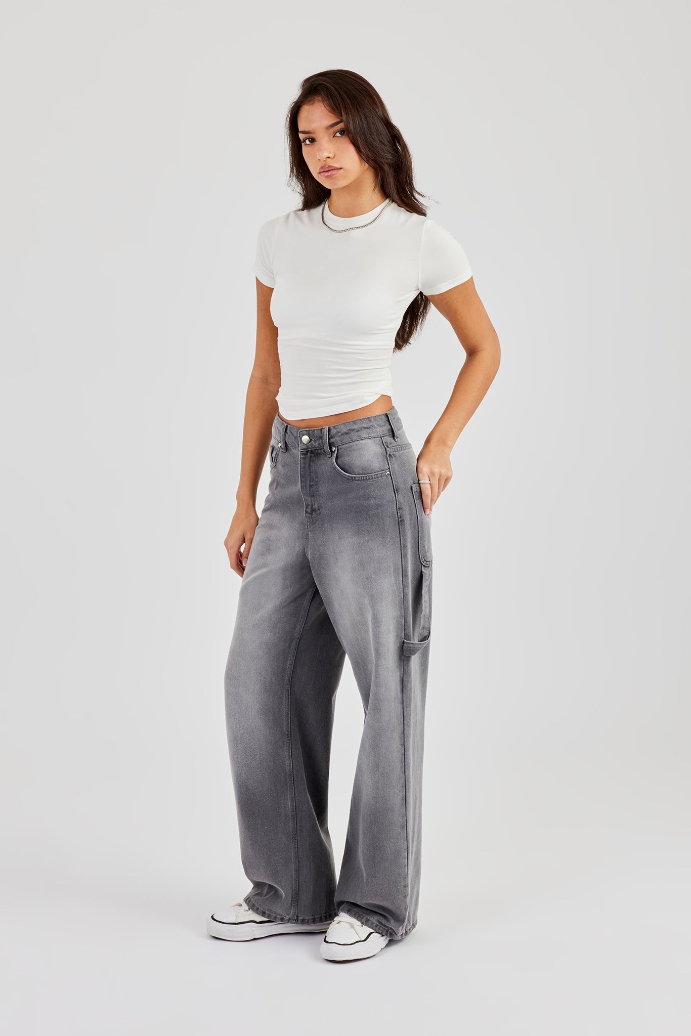Baggy Carpenter Jean - Washed Grey