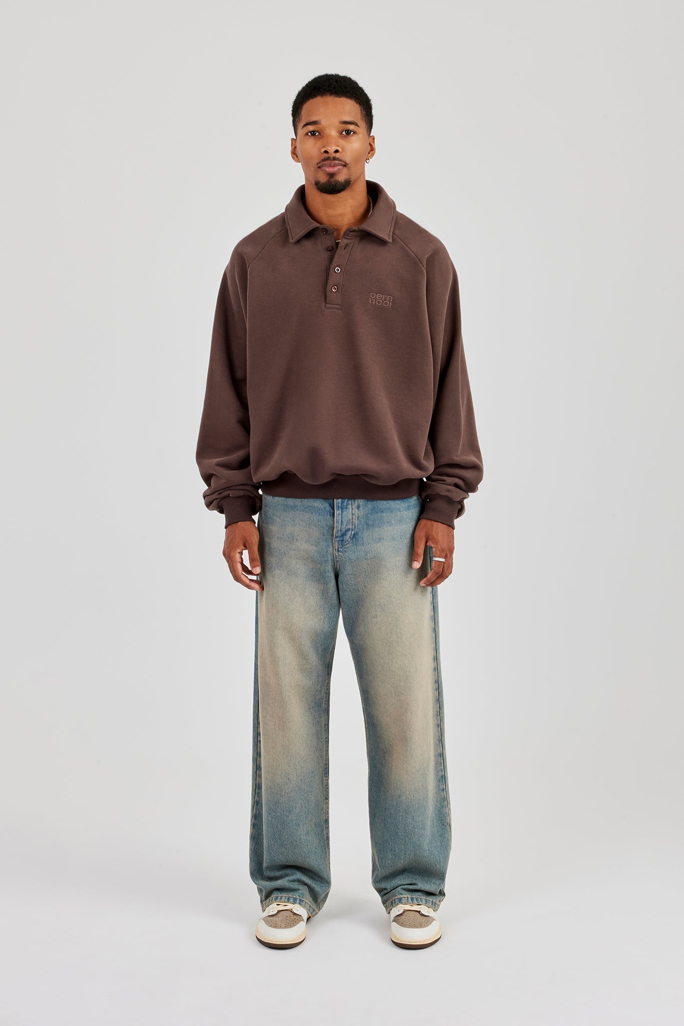Rugby Sweater - Coffee