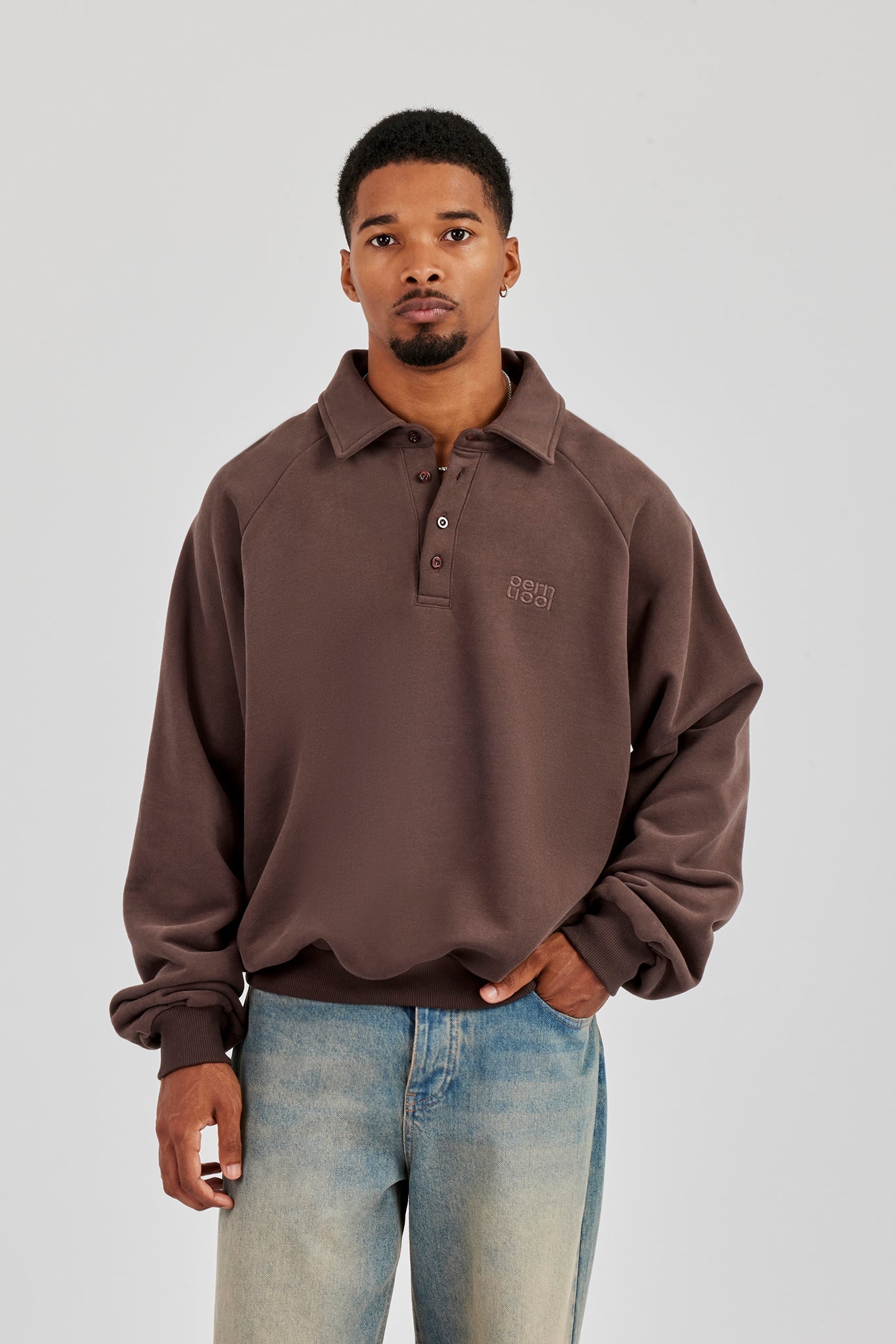 Rugby Sweater - Coffee