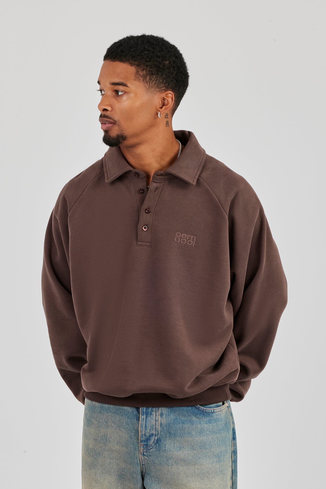 Rugby Sweater - Coffee