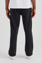 Embroidered C Straight Leg Jogger - Black