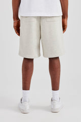 Embroidered C Jort - Ash Grey