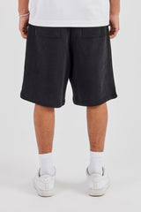 Embroidered C Jort - Black