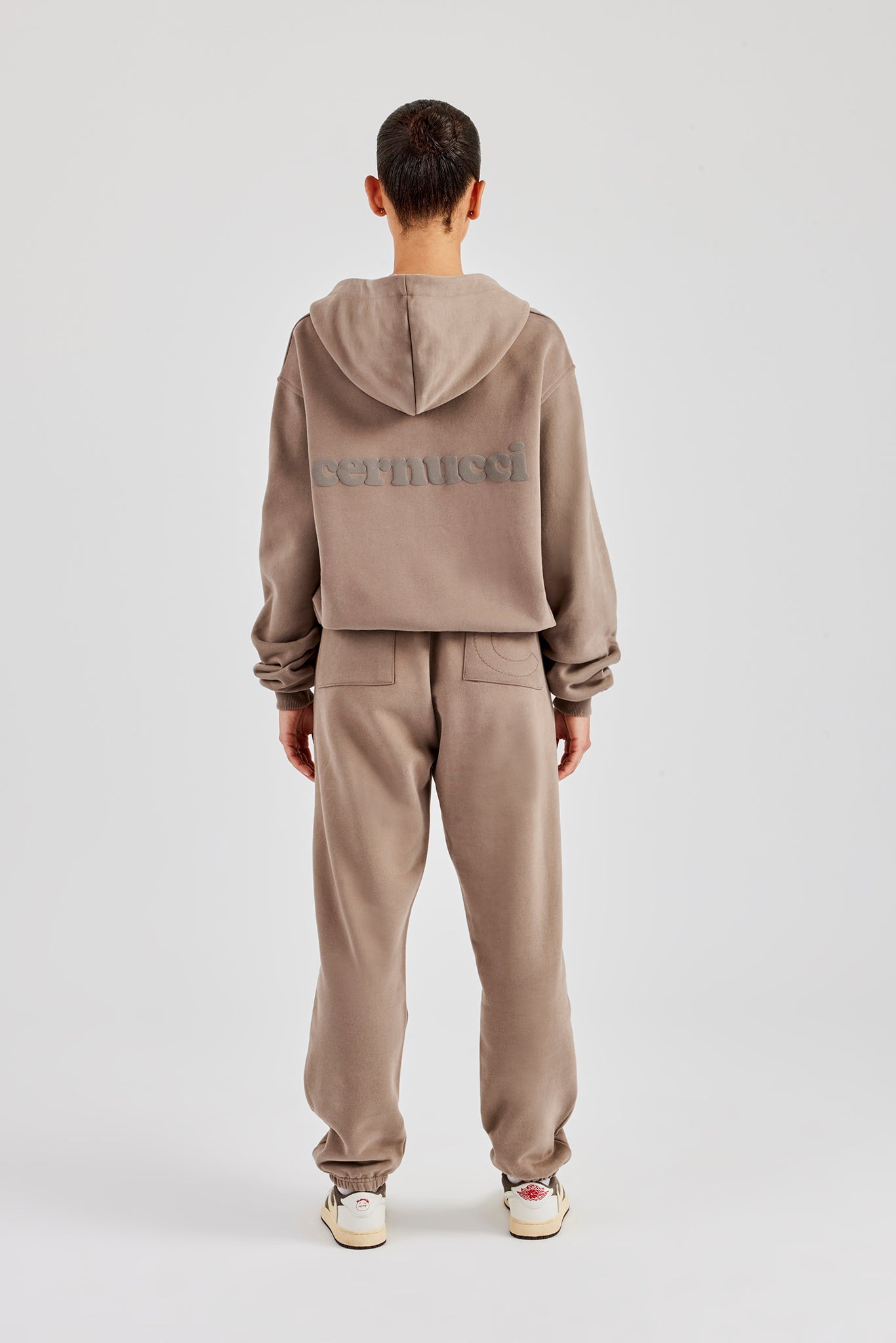 Womens Cuffed Jogger - Taupe