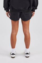 Embroidered Short - Black
