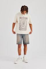 Washed Graphic Print T-Shirt