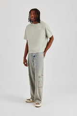 Baggy Fit Patch Pocket Jean - Antique Wash