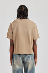 Boxy Chain Stitch T-Shirt