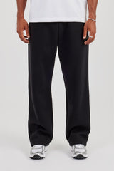 Logo Tab Relaxed Jogger – Black