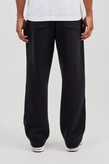 Logo Tab Relaxed Jogger – Black