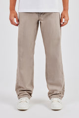 Embossed Relaxed Jean - Washed Stone