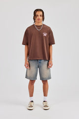 CNC 17 Boxy T-Shirt - Chocolate