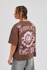 CNC 17 Boxy T-Shirt - Chocolate