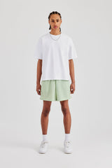 Cernucci Embroidered Mesh Short - Sage