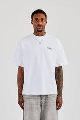 2017 Back Graphic Oversized T-Shirt - White