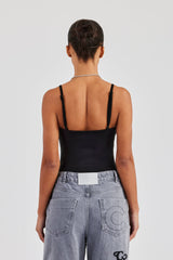 Cernucci Jersey Bodysuit - Black