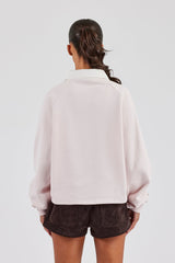 Rugby Polo Sweatshirt - Light Pink