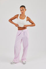 Striped Shirt & Button Detail Trouser - Pink