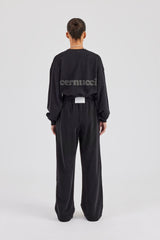 Cernucci Limited Sweatshirt & Wide Leg Jogger - Black
