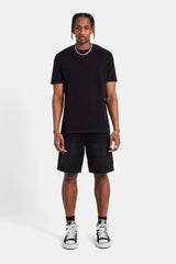Quote Text T-Shirt - Black