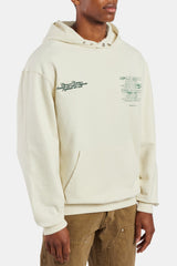 Cernucci Text Graphic Hoodie - Ecru