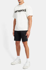 Twill Cargo Shorts - Black