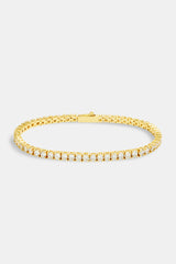 Gold Plated 3mm Tennis Bracelet