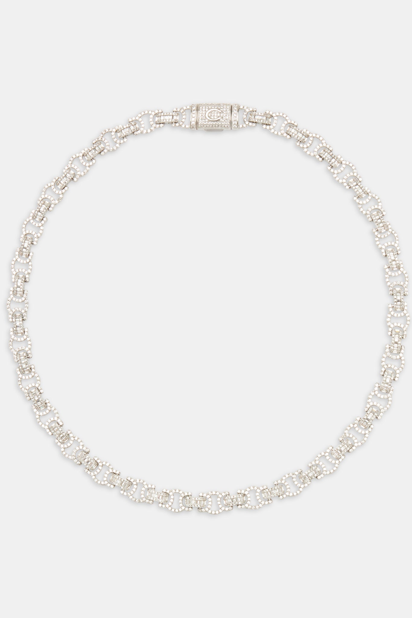 Iced Byzantine Chain - White
