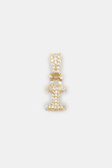 Iced Mini Bubble Pendant - Gold