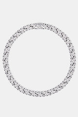 Iced Prong Link Chain - Black