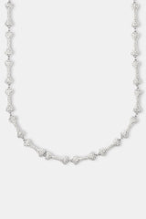 Iced Bone Chain - White - 6mm