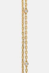 Double Layer Ice Rolo Necklace - 5mm