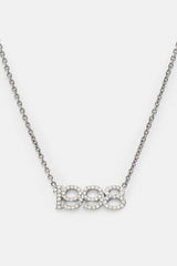 Iced Year Necklace - White