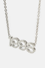 Iced Year Necklace - White