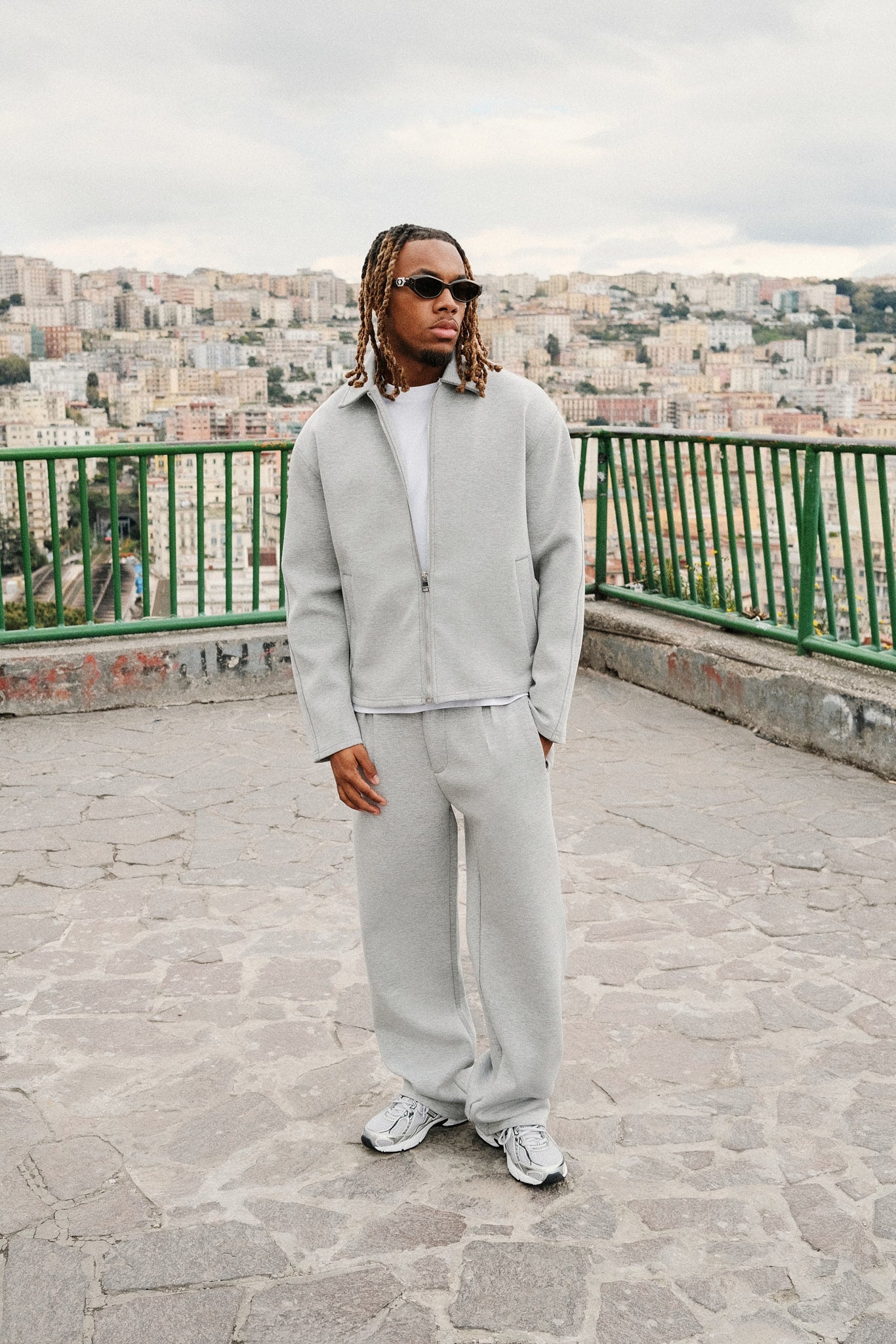 Scuba Harrington Jacket & Trouser - Grey