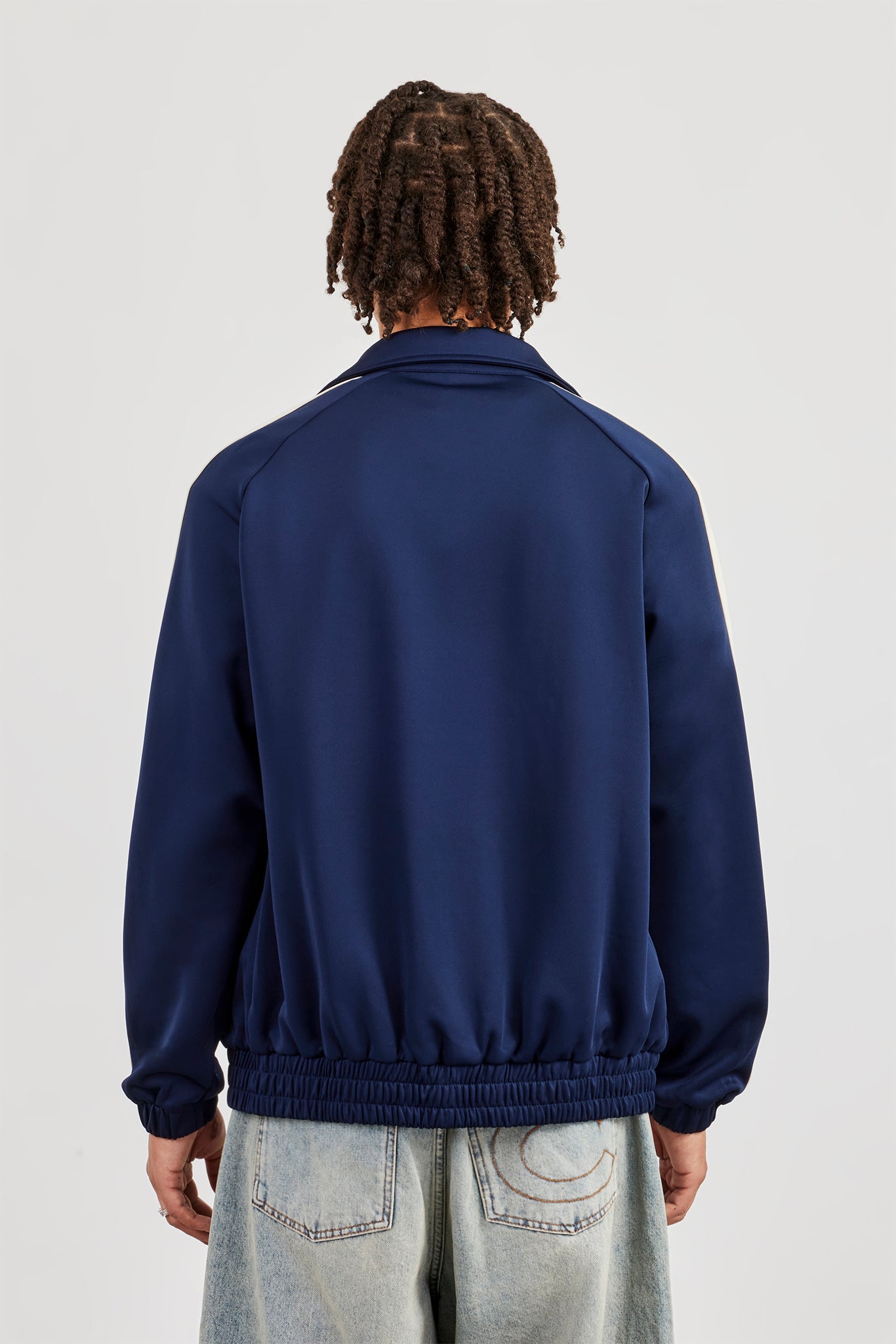 Taping Track Jacket - Navy Blue