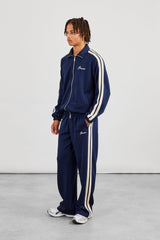 Taping Track Jacket & Relaxed Track Pant - Navy Blue