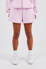 Embroidered C Short - Pink