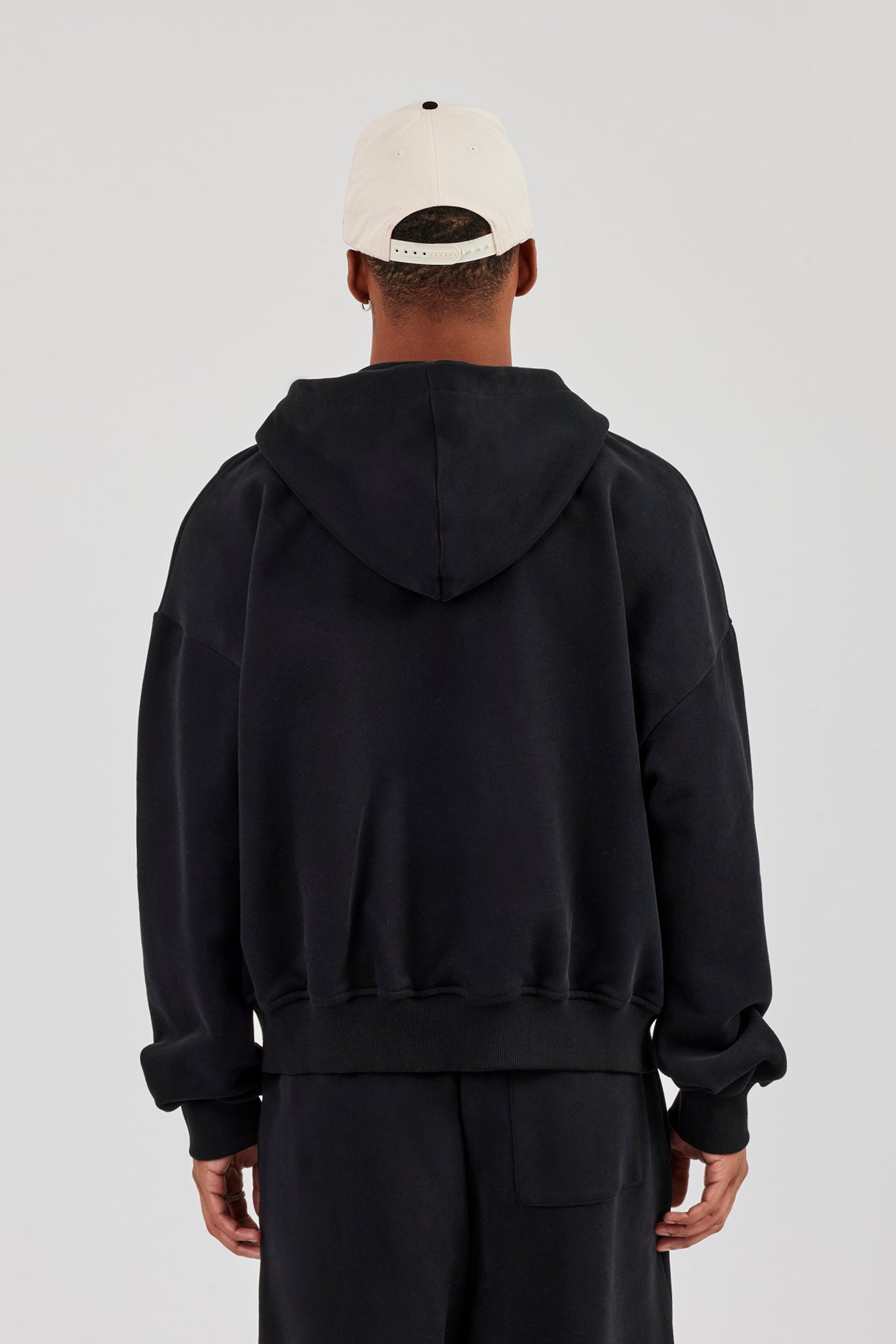 Zip Hoodie - Black