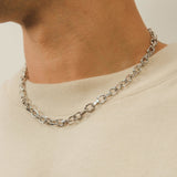 10mm Hermes Link Chain - White Gold - Cernucci