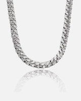 10mm Iced Cuban Flame Link Chain - Cernucci