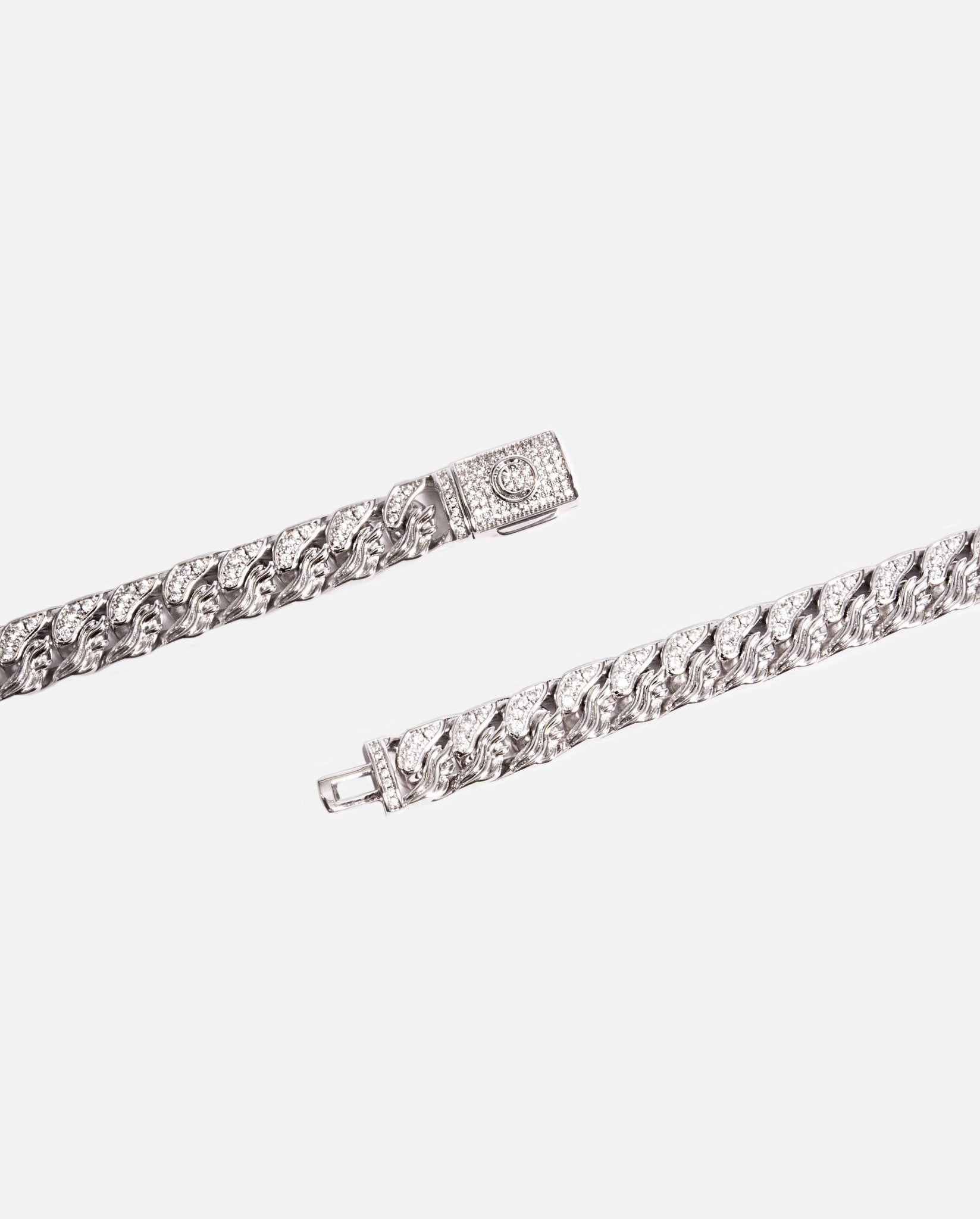 10mm Iced Cuban Flame Link Chain - Cernucci