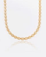 10mm Iced Cushion Link Chain - Gold - Cernucci